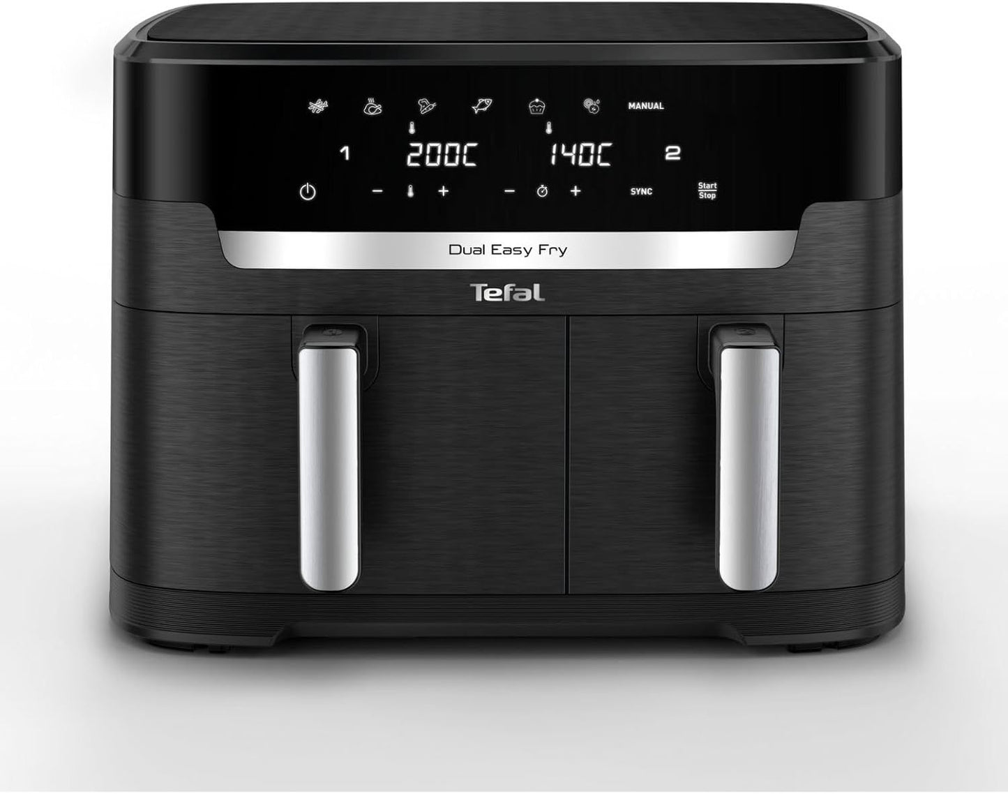 Tefal Dual Easy Fry 11L Air Fryer with 7 Preset Programs