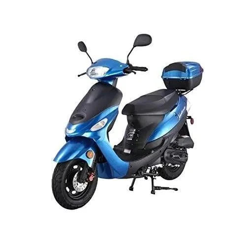 50cc gasoline scooter with road approval Tao Tao ATM 50-A1 C Blue