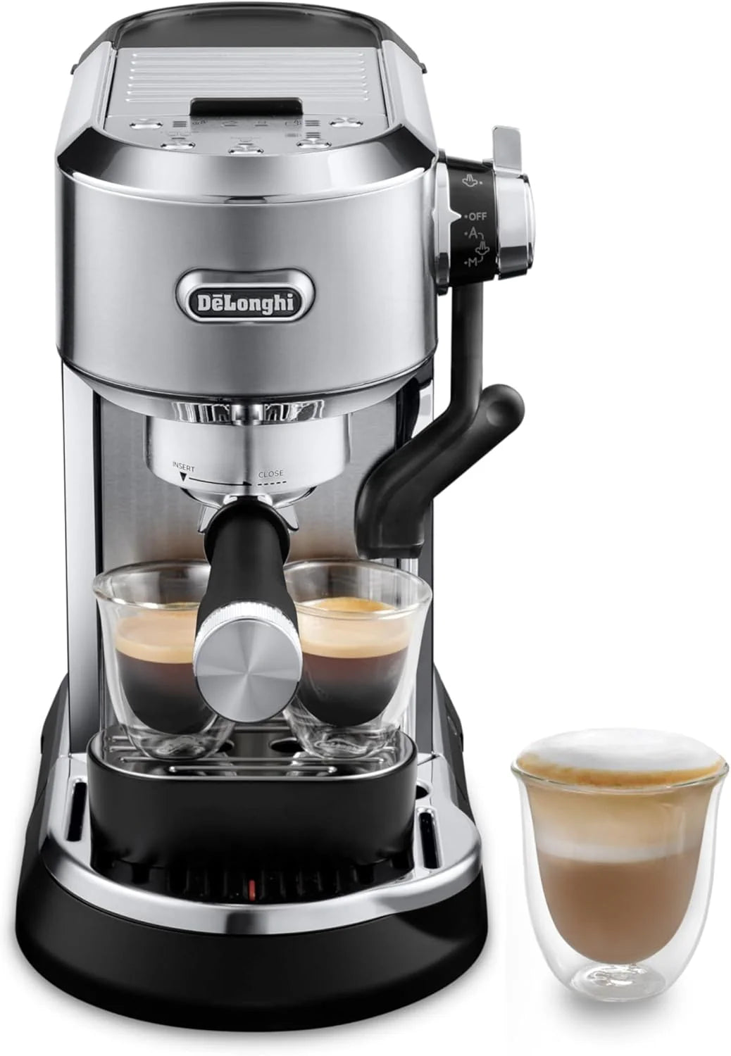 De'Longhi Classic Espresso Machine with Milk Frother, 15-Bar Pump & Temperature Control