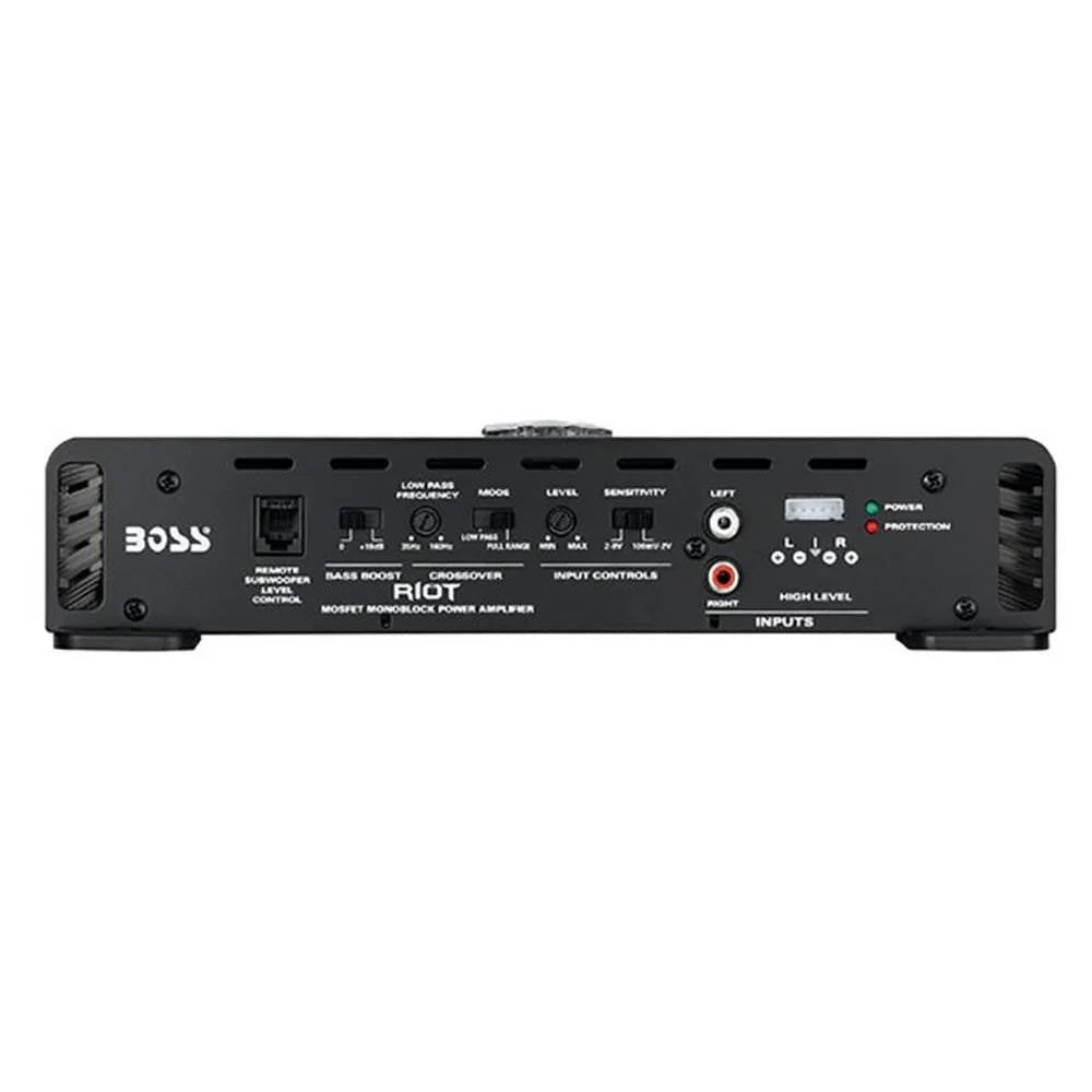 12-inch car subwoofer with 1200W and 1100W amplifier including kit and capacitor