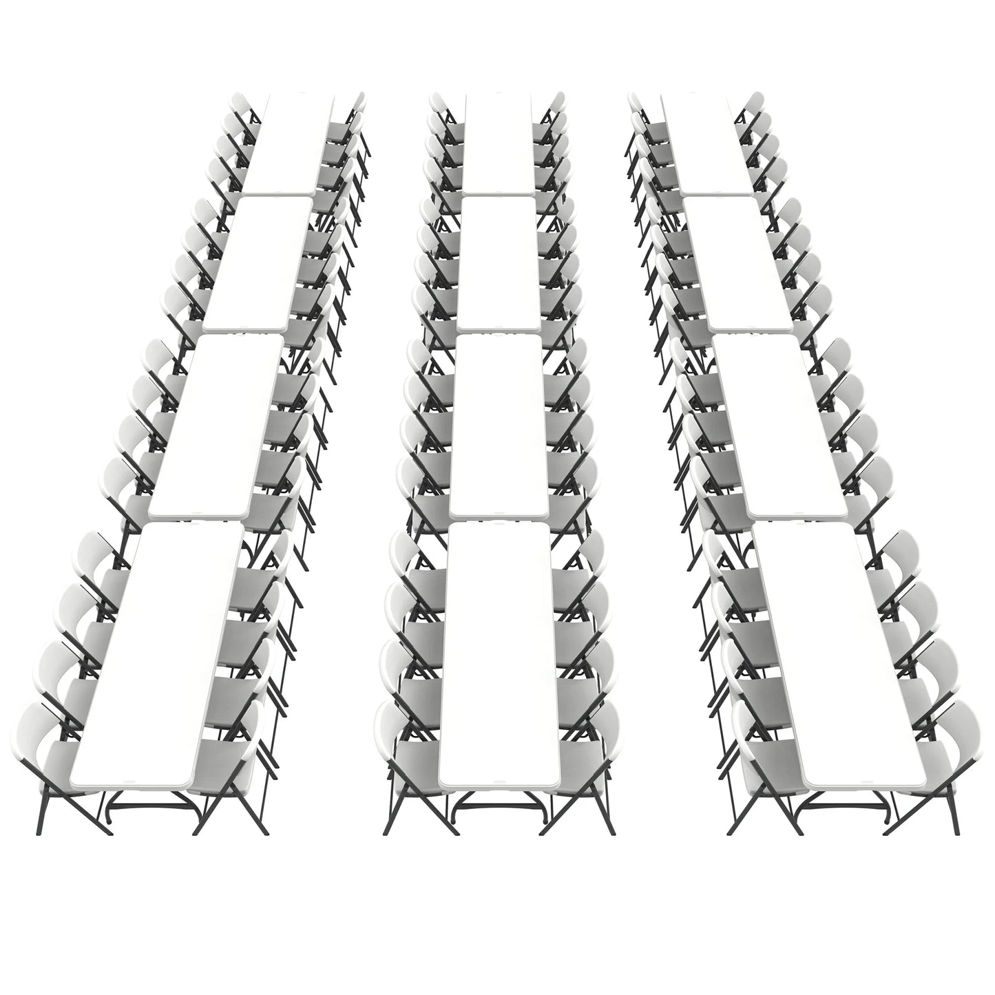 Lifetime Folding Table and Chair Set - Pack of 108