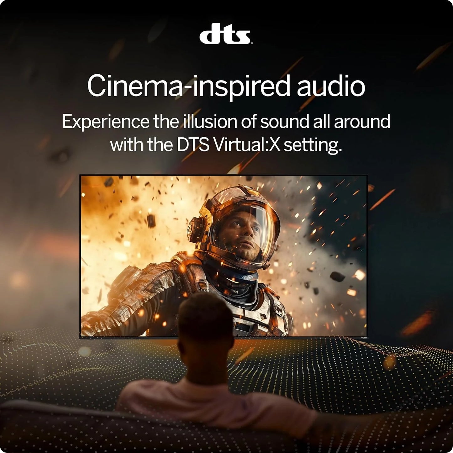VIZIO 50 4K HDR Smart TV, Dolby Vision HDR/HDR10+, WiFi 6 C (Refurbished)