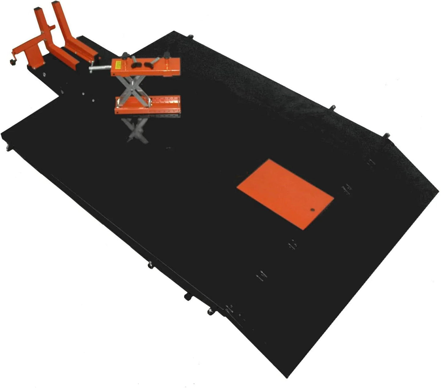 APlusLift MT1500X 1500LB Air-Operated Motorcycle & ATV Lift Table – 48" Wide with Side Extensions, 2-Year Warranty