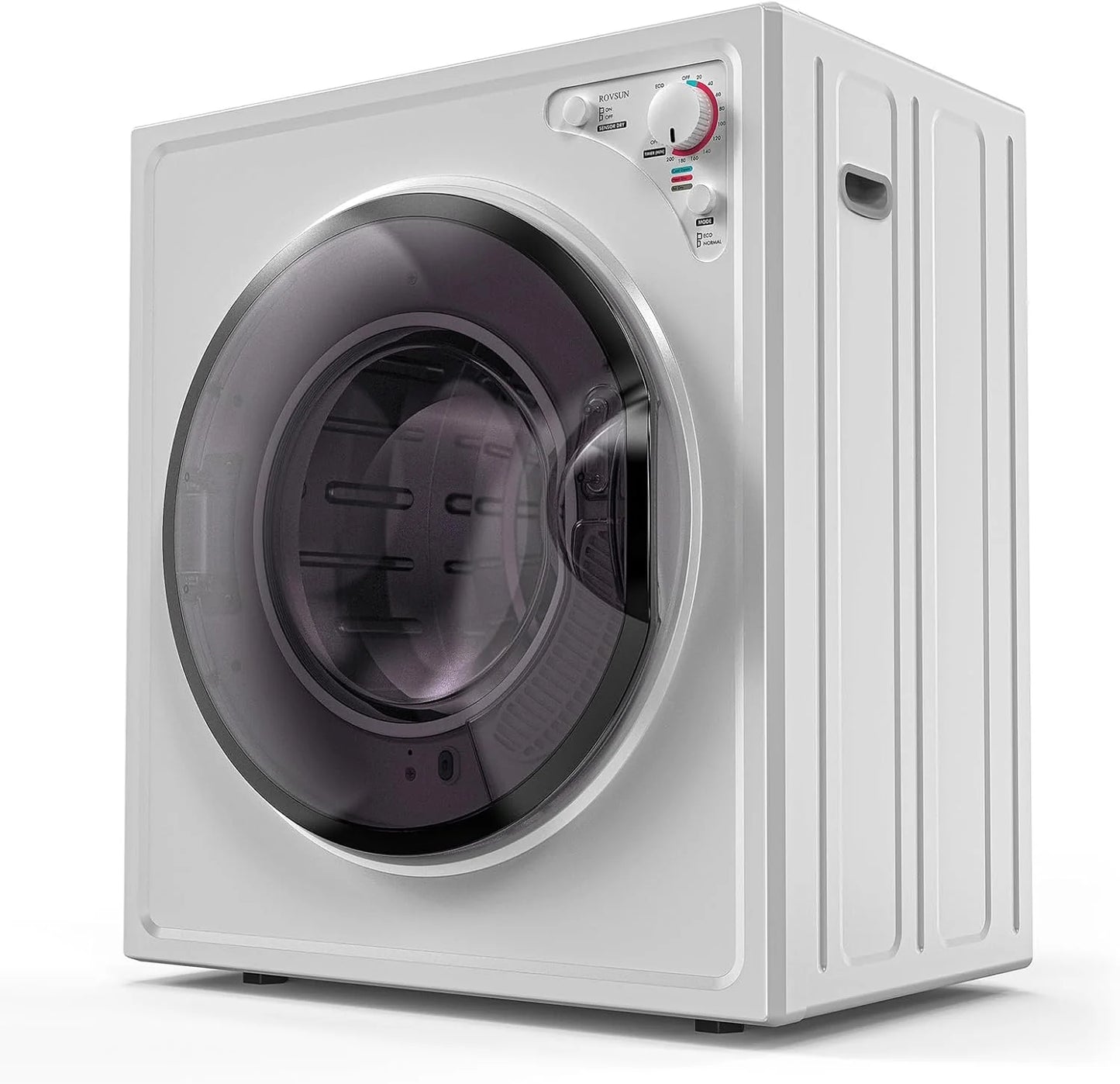 ROVSUN 110V Portable Clothes Dryer, High End Laundry Front Load Tumble Dryer Machine