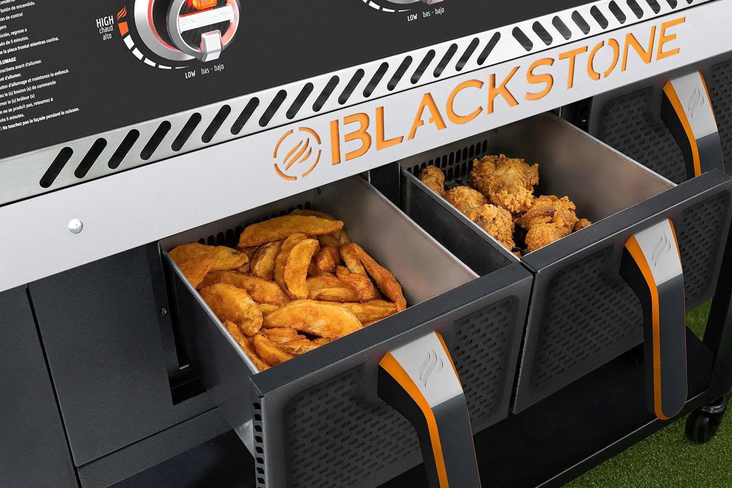 Blackstone 4-burner hob and air fryer combination C 36 inch