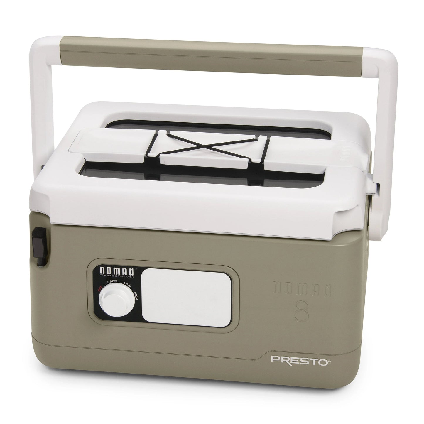8-Quart Nomad Traveling Slow Cooker in Tan