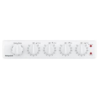 20-inch electric oven with 4 cooking zones, freestanding, in white