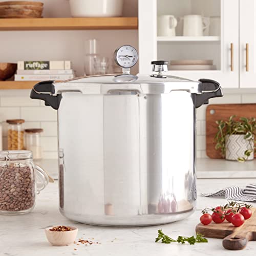 Presto 01784 23 Quart Induction Compatible Pressure Canner, Silver, Aluminum: Home &amp; Kitchen