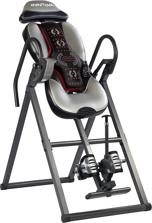 INNOVA HEALTH AND FITNESS ITM5900 Advanced Heat and Massage Inversion Table sgtnighsdesigns