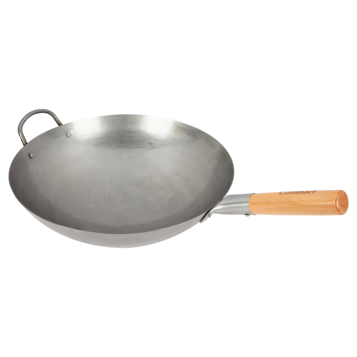 Cuisinart Outdoor Wok Station, 50,000 BTU Propane Outdoor Wok Burner w Prep Table, 14测 Carbon Steel Wok for Stir Fry, Searing, BBQ Black
