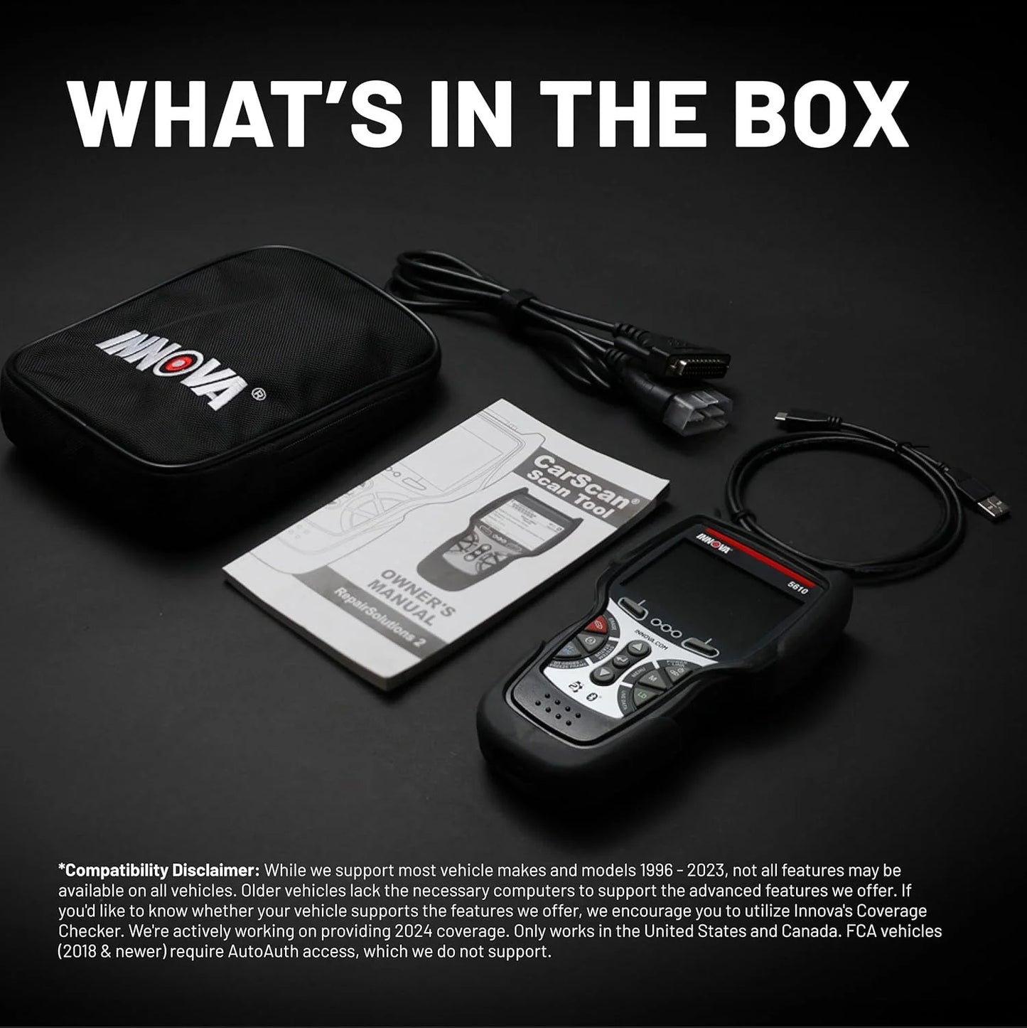 Innova 5610 OBD2 Bidirectional Scan Tool with Updates & Support