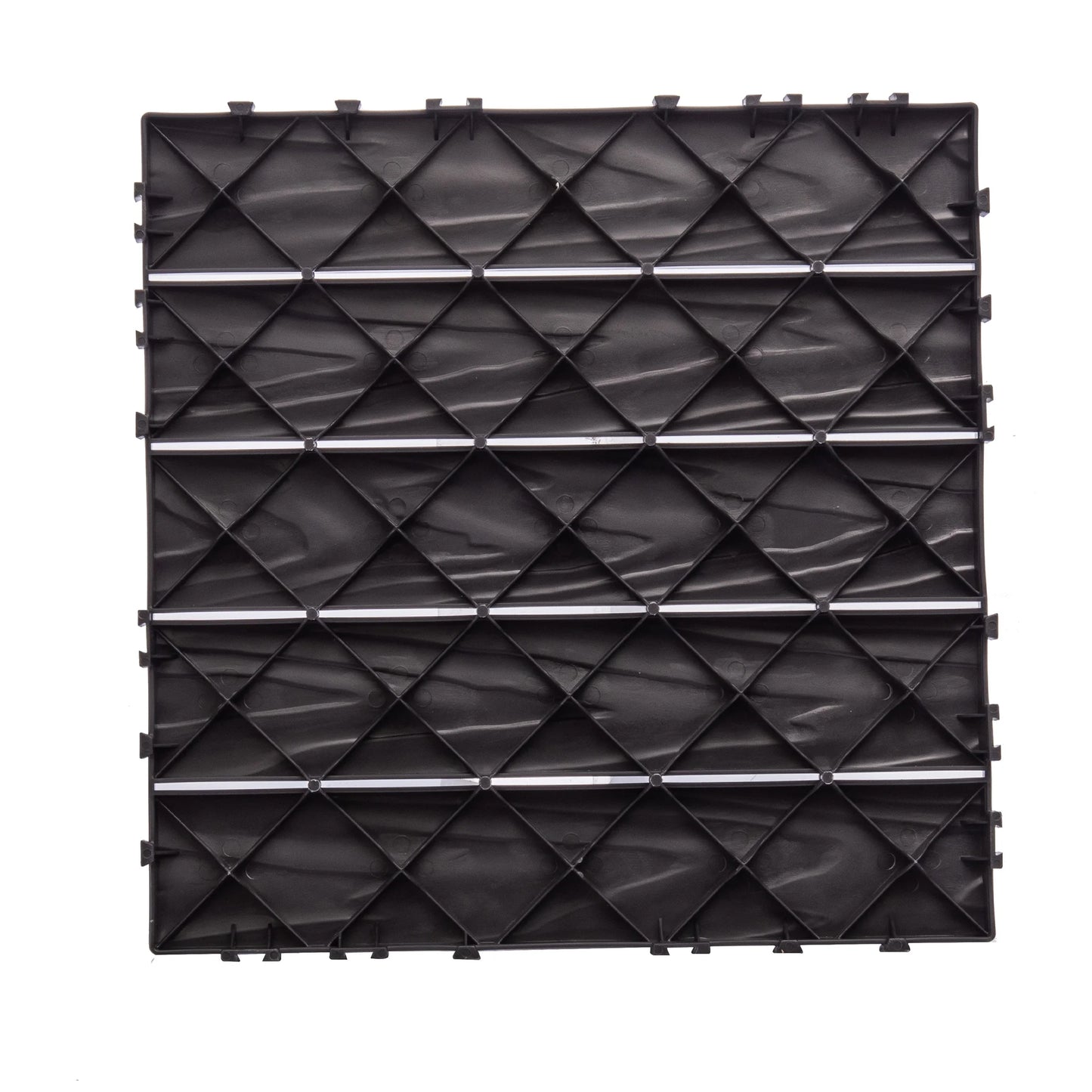 76-Pack Plastic Interlocking Deck Tiles - 68.80 Sq.Ft Outdoor Plastic Flooring Super Durable & Waterproof All-Weather Indoor/Outdoor