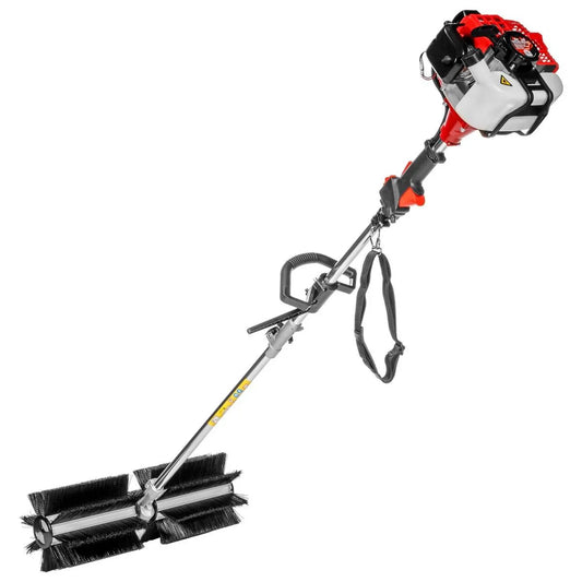 82101 Heavy Duty 1.6HP Power Sweeper 24" Gas Powered Broom Snow Dirt
