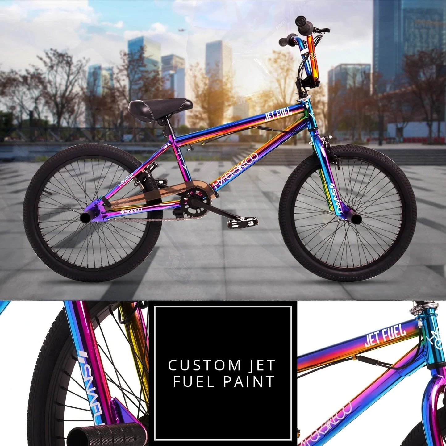 Hyper Bicycles 20 Jet Fuel BMX Bike for kids, Recommended Ages 8 to 13 Years Old