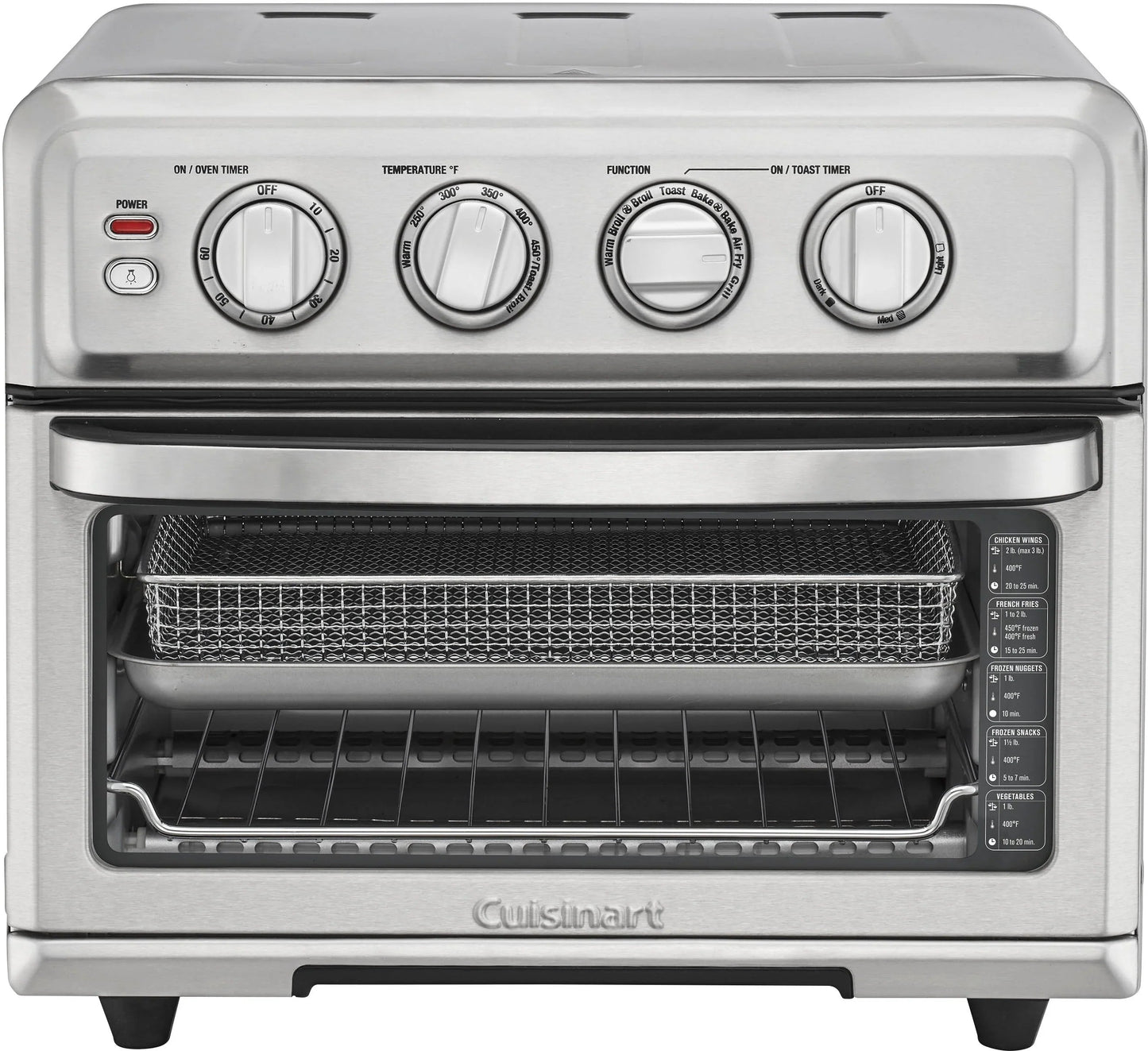 Cuisinart Air Fryer Toaster Oven with Grill Stainless Steel
