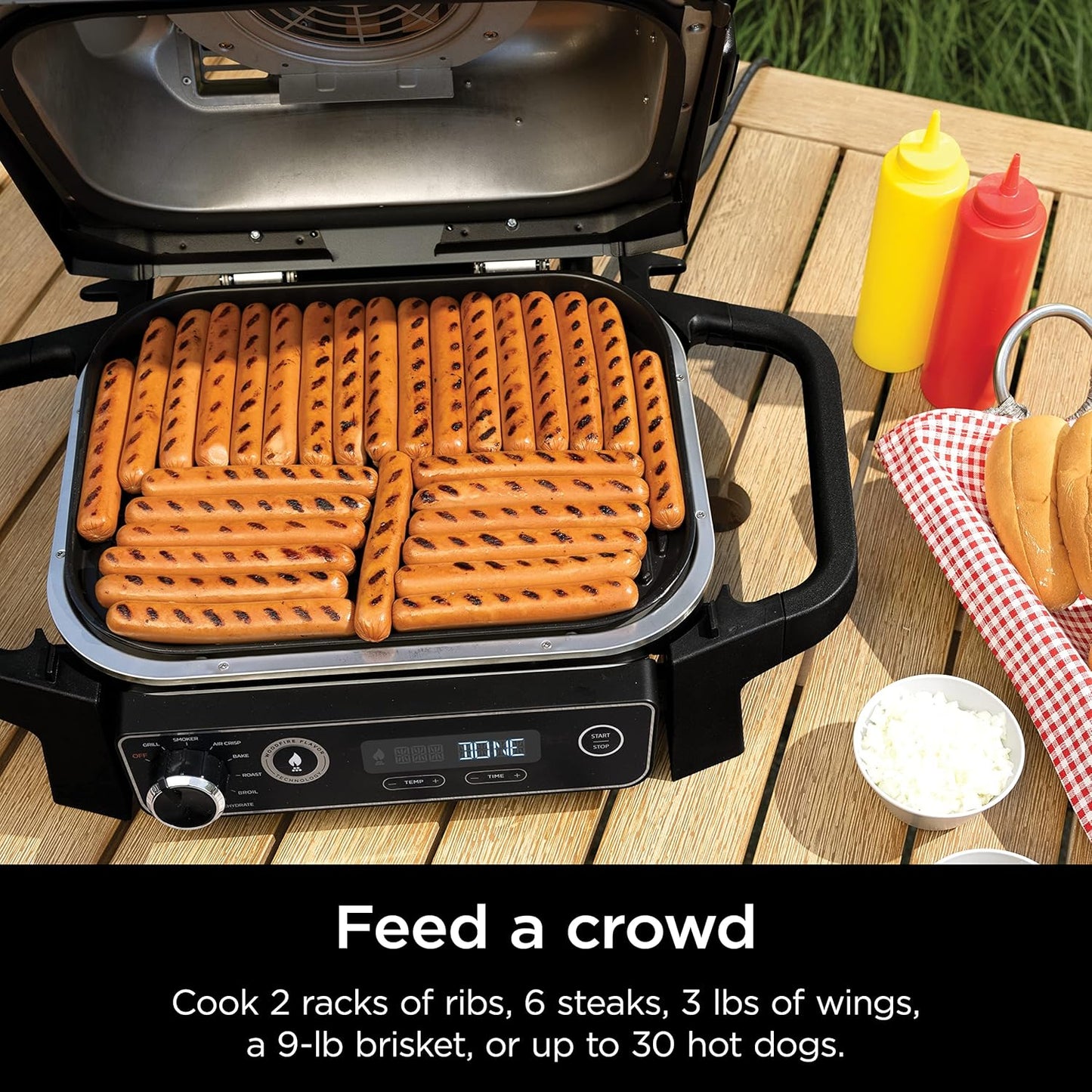 NINJA Woodfire Series 7-In-1 Portable Grill & Smoker