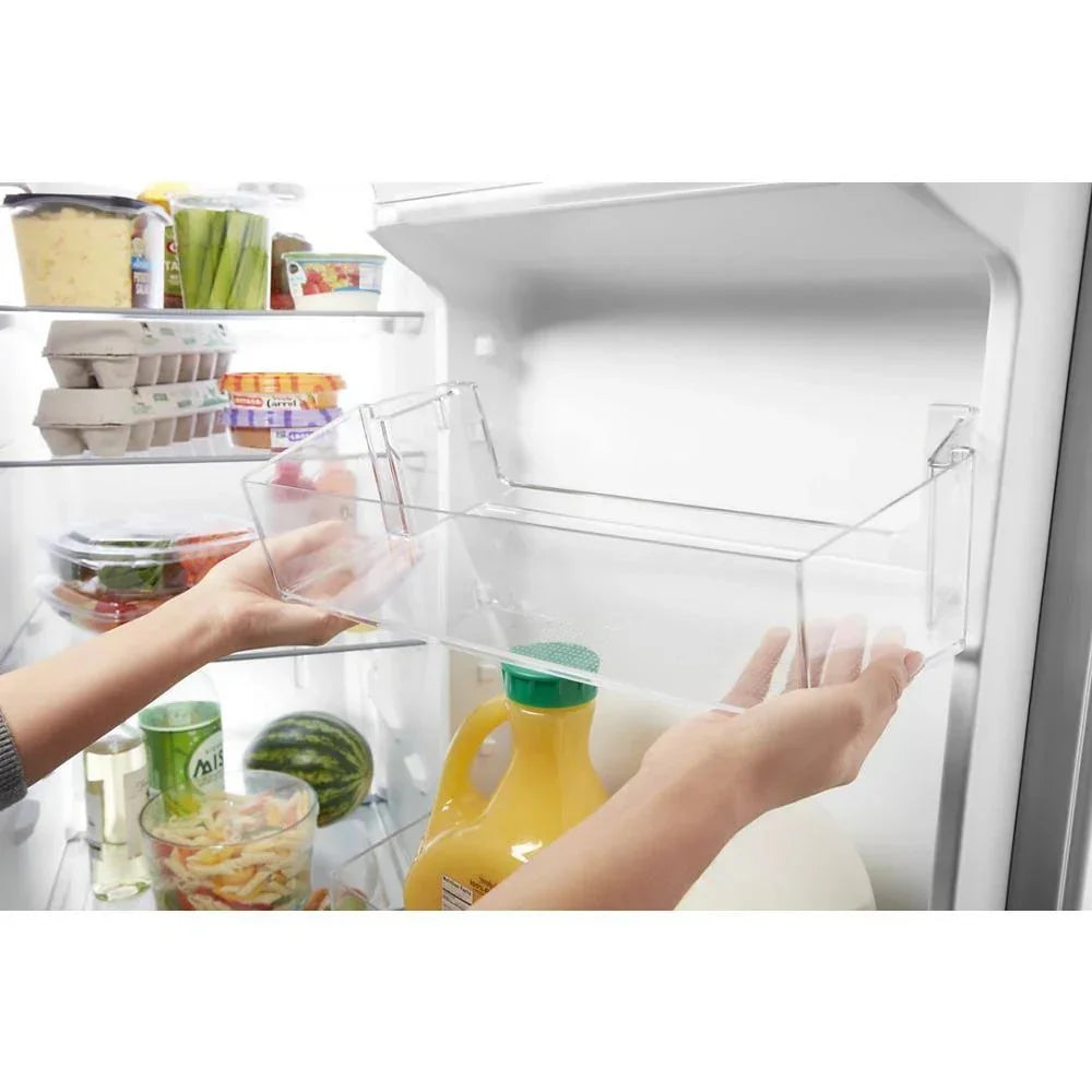 36-inch wide side-by-side refrigerator C 24 cubic feet stainless steel