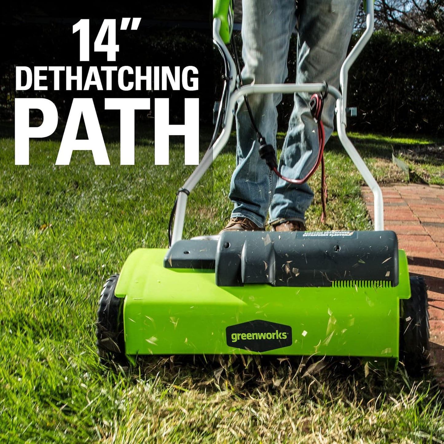 Greenworks 13 Amp 14-Inch Corded Dethatcher