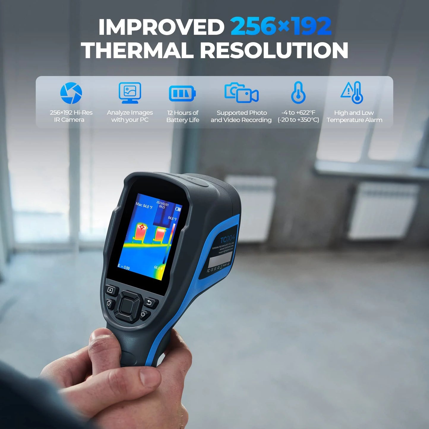 TOPDON Thermal Imaging Camera 256 x 192 IR High Resolution