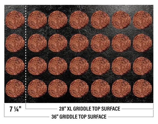 Blackstone 3-Burner 28" XL Griddle with Hood in Black