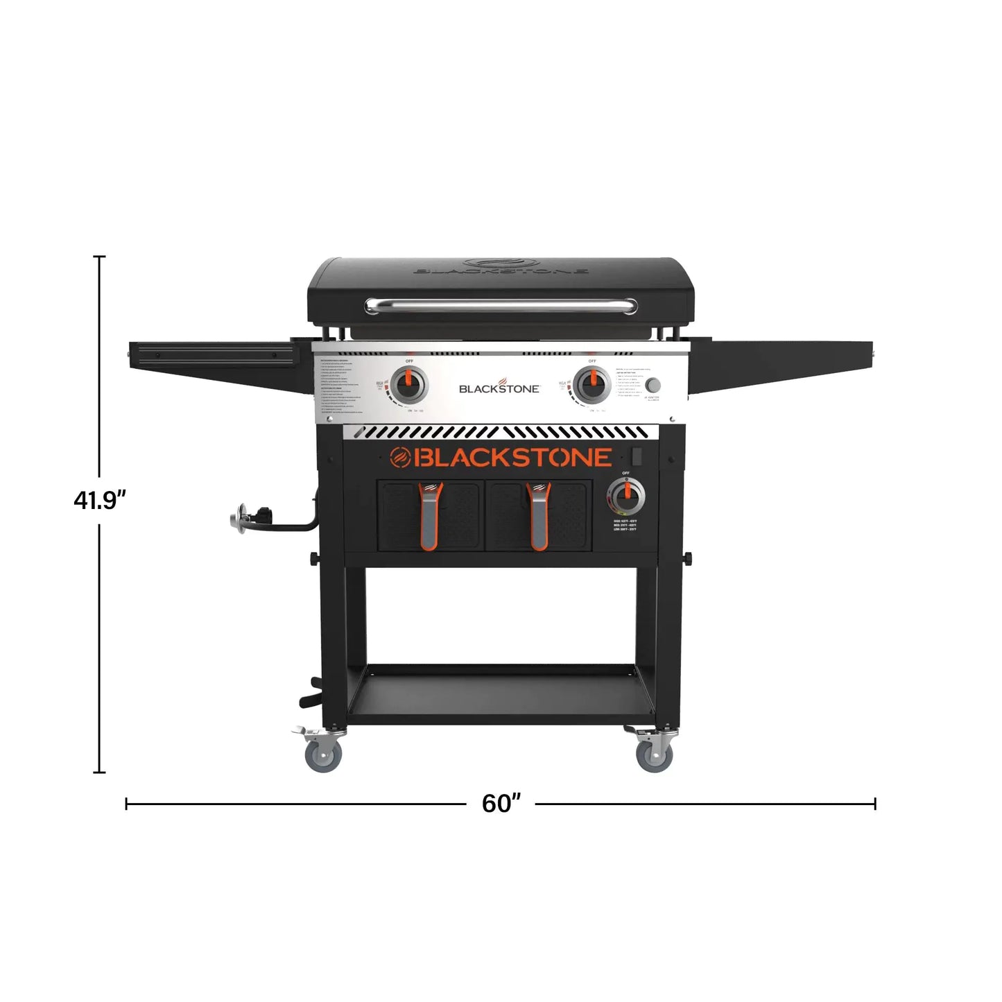 Clearance Sale Blackstone 2-Burner 28" Griddle with Electric Air Fryer and Hood