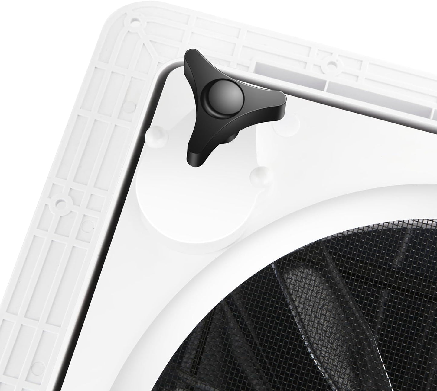 MaxxAir 10 Speed Roof Vent Fan 12V with Thermostat, Rain Sensor, Remote &amp; App Control, 14&prime;&prime;x14&prime;&prime; Reversible Powered Lift