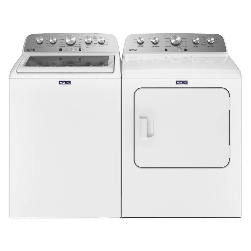 Maytag Top-Loading Washing Machine with 4.8 Cubic Foot Capacity and Extra Power Boost, White C MVW5430MW