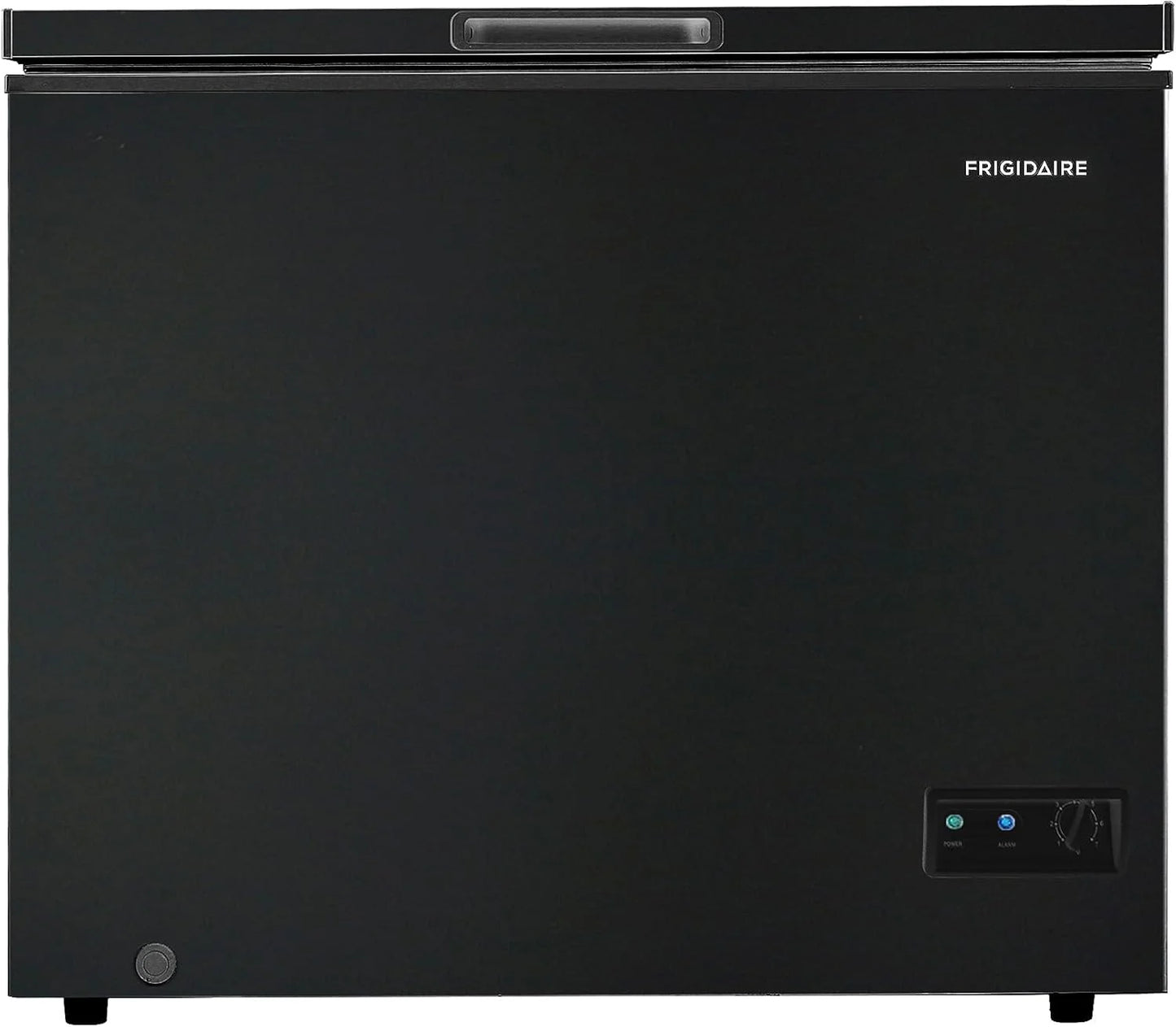 FRIGIDAIRE EFRF5003-BLACK Chest Deep Freezer-Garage-Ready, 5.0 Cu.