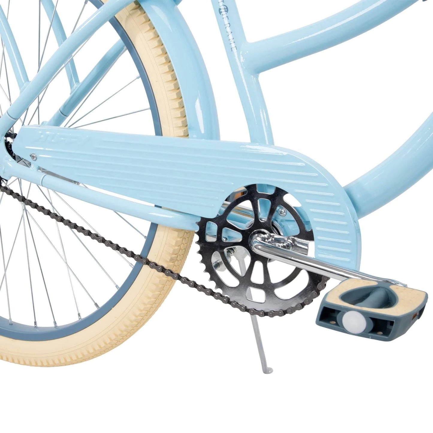 2025 nel Lusso Classic Cruiser Bike with Perfect Fit Frame, Women's, Light Blue, 26"