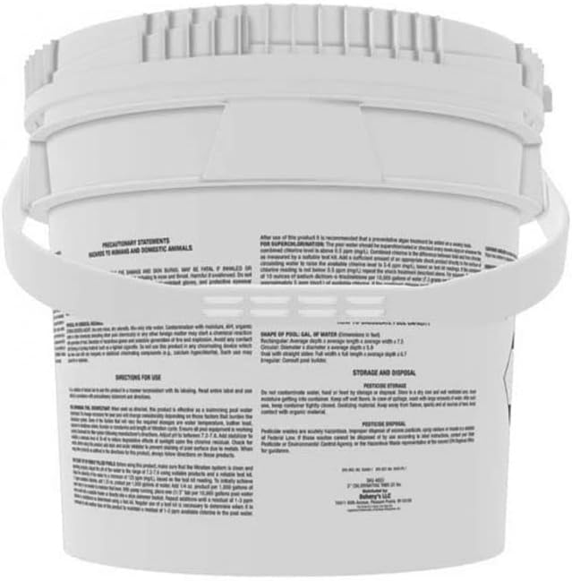 3 Inch Stabilized Chlorine Tablets | Pro-Grade Pool Sanitizer, Long Lasting, Slow Dissolving, 99% Pure Tri-Chlor, Individually Wrapped - 50lb