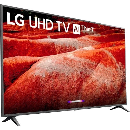 LG 82UM8070PUA 82′′ 4K HDR LED TV (2019) AI ThinQ with Deco Gear Soundbar Bundle