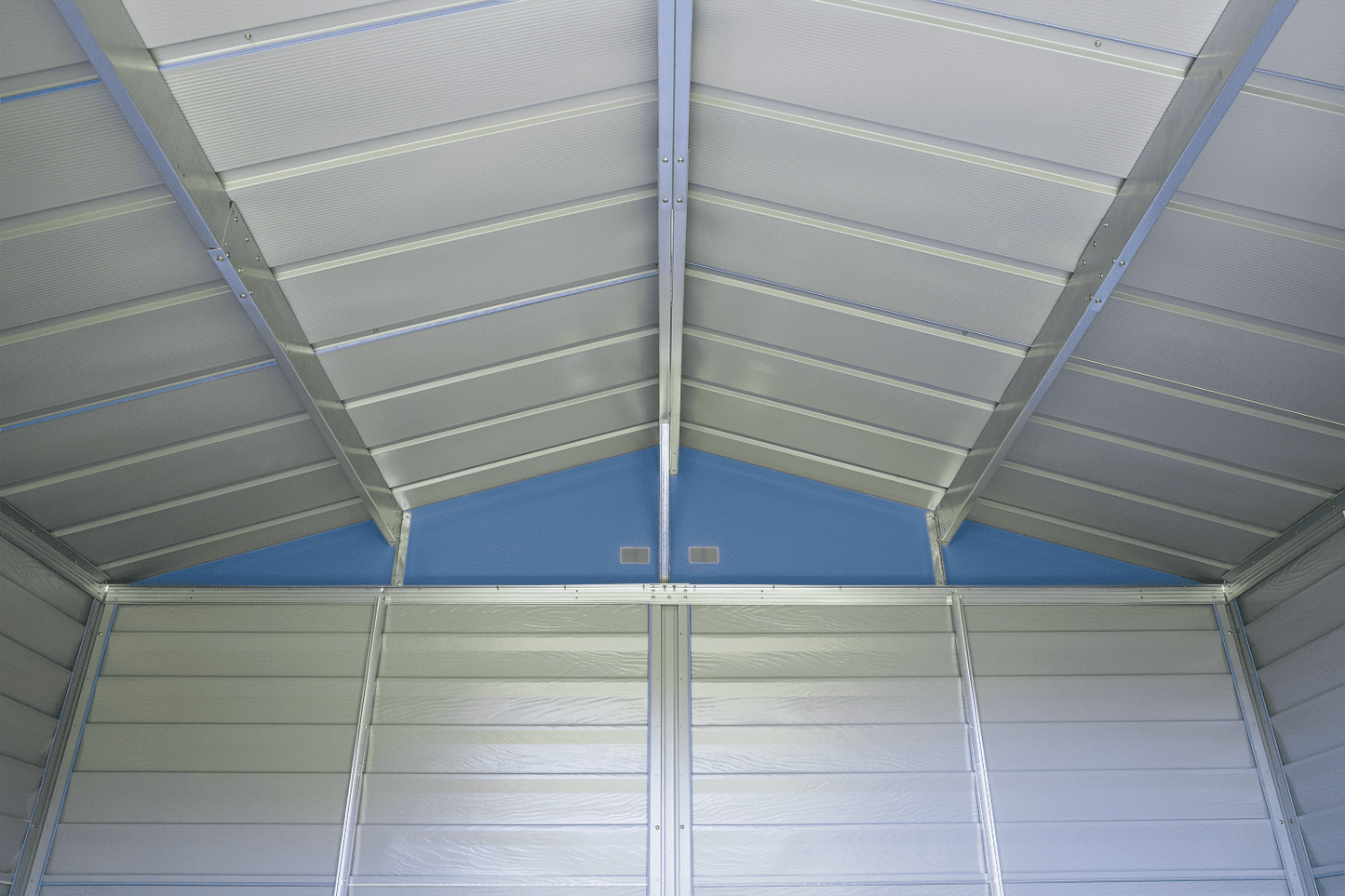 2025 Select Steel Storage Shed, 10x14, Blue Grey