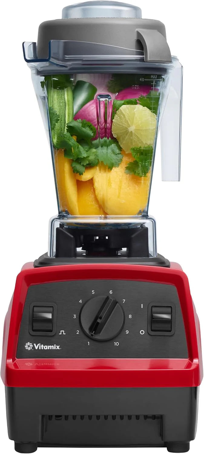Vitamix Explorian E310 Blender, Professional-GradeKitchen Blender for Smoothies, Soups, Juices and More, 10-Speed, Stainless Steel Blades, Self-Cleaning Kitchen Appliance, 48 Oz Container, Black
