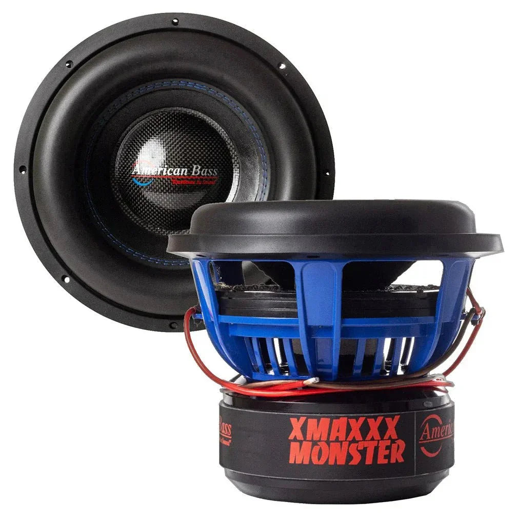 American Bass 12" woofer, 3500 W RMS/7000 W max., two 2-ohm voice coils C 12XMAX