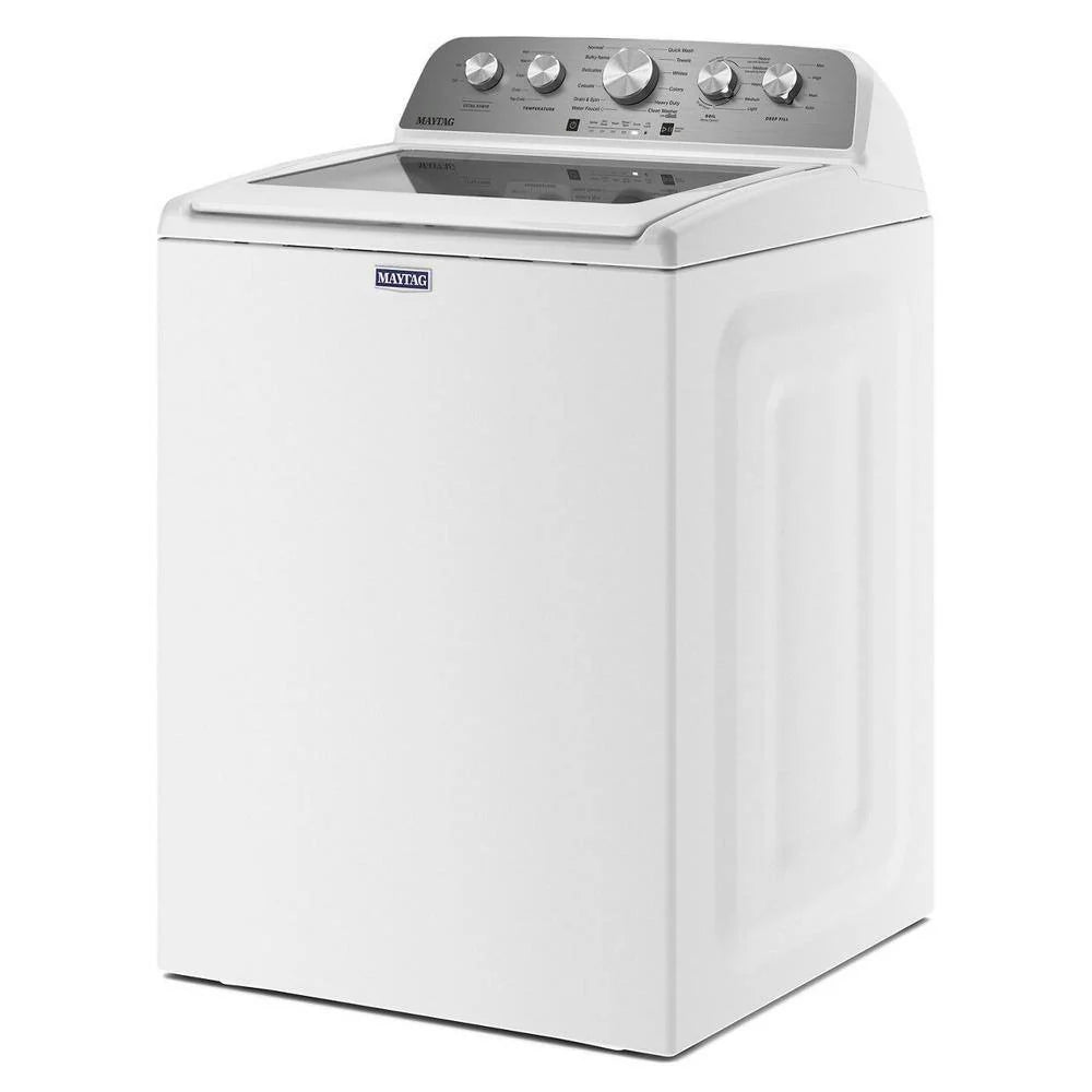 Maytag Top-Loading Washing Machine with 4.8 Cubic Foot Capacity and Extra Power Boost, White C MVW5430MW