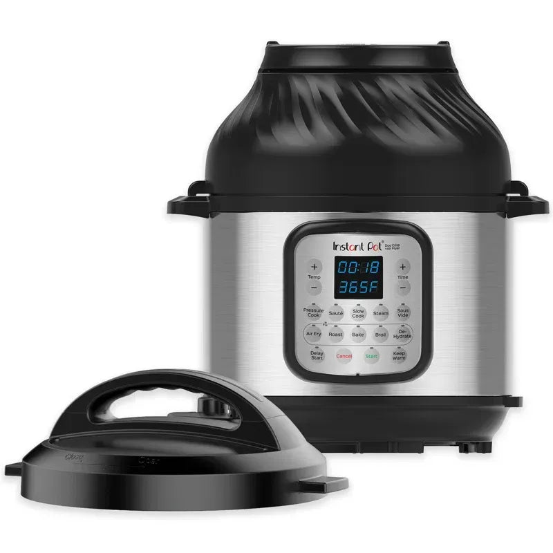 Instant Pot Duo Crisp 11 in 1 Air Fryer &amp; Pressure Cooker, 8 Qt, Stainless Steel