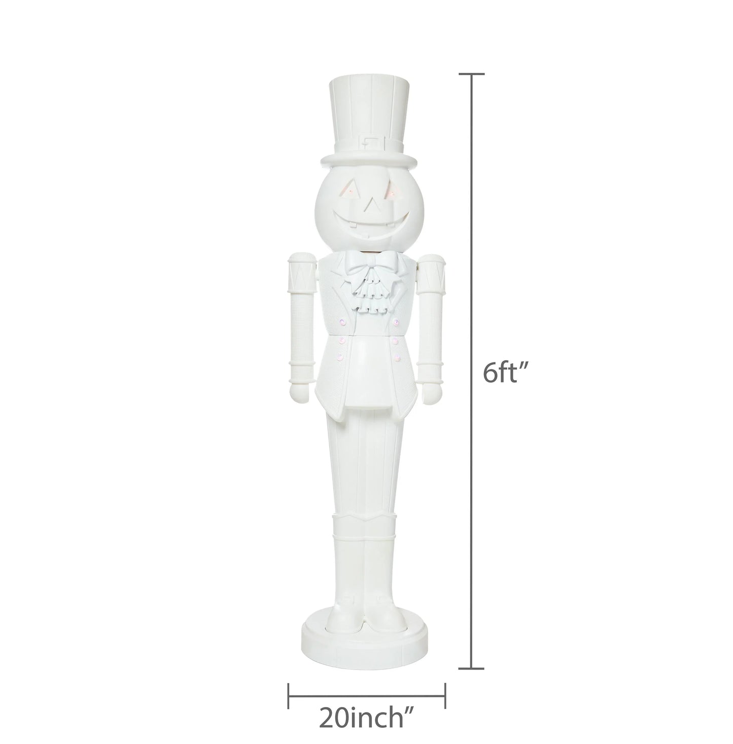 2025 DIY Animated Giant Pumpkin Nutcracker, 72", Halloween by Way To Celebrate