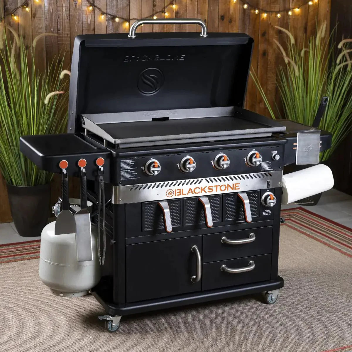 Blackstone 4-burner hob and air fryer combination C 36 inch