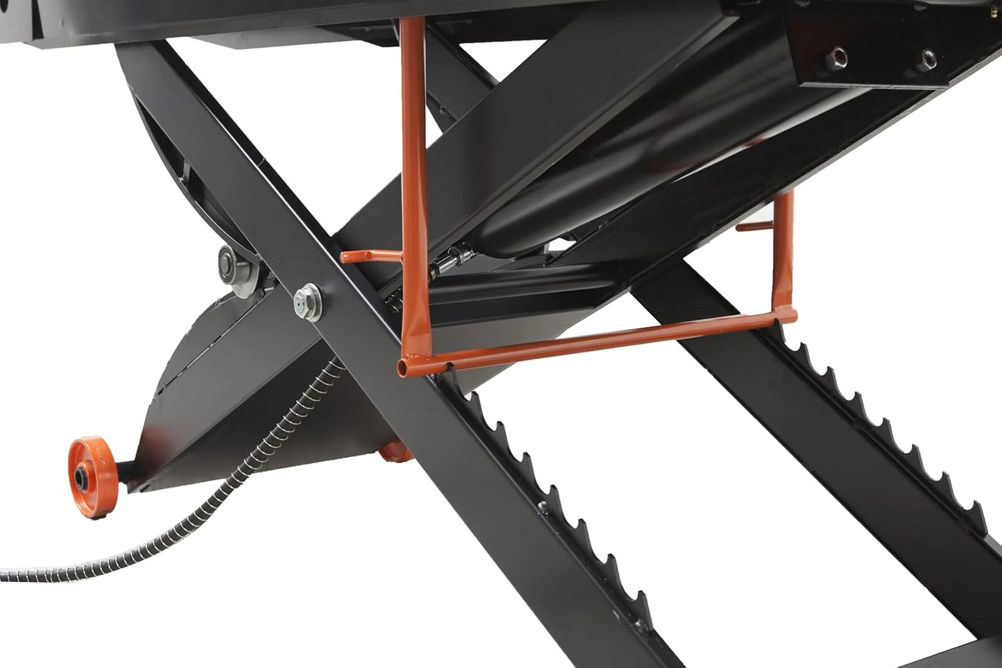 APlusLift MT1500X 1500LB Air-Operated Motorcycle & ATV Lift Table – 48" Wide with Side Extensions, 2-Year Warranty