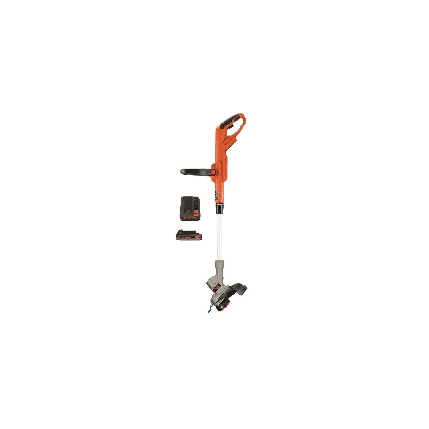 BLACK+DECKER 20V Cordless String Trimmer and Edger, 2Ah, Lithium Ion Battery Included