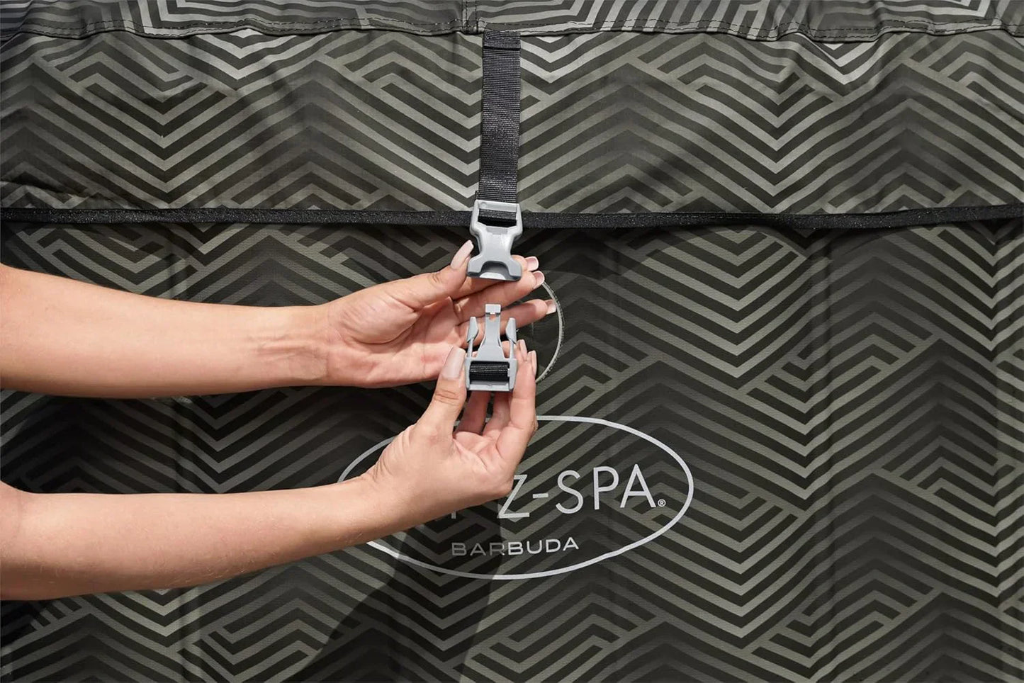 Inflatable Hot Tub Spa (71" x 26") | Portable Hot Tub with 2 Covers (1 Energy-Efficient Thermal Cover and 1 Standard Cover) | Fits Up to 2-4 Persons | Black