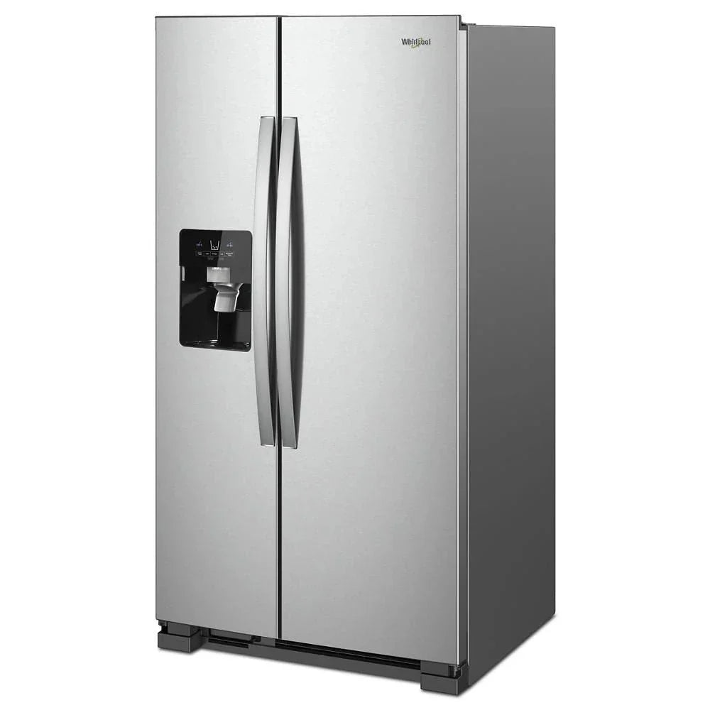 36-inch wide side-by-side refrigerator C 24 cubic feet stainless steel
