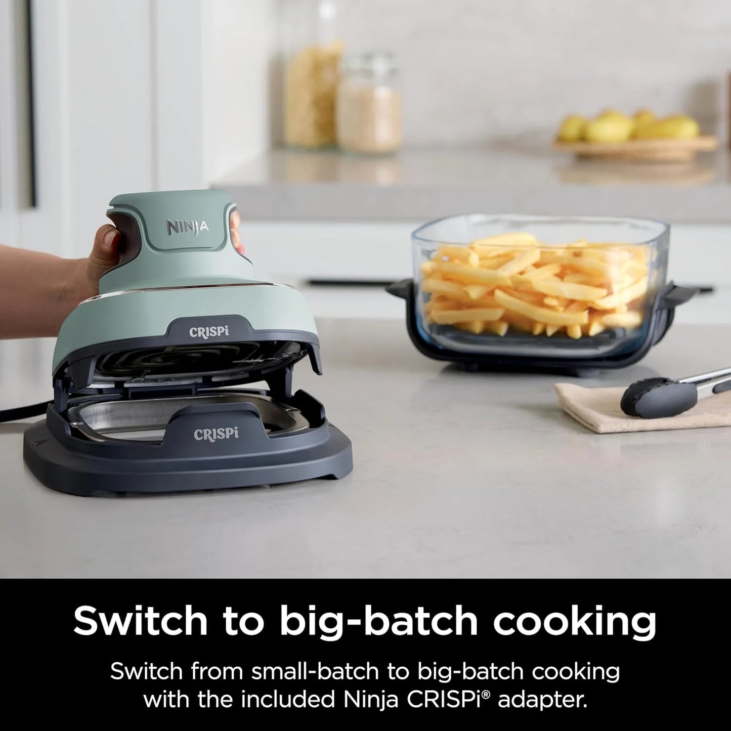 Ninja Crispi 4-in-1 Portable Glass Air Fryer Cooking System