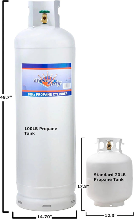 100Lb Steel Propane Tank Cylinder with Pol Valve