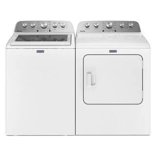Maytag Top-Loading Washing Machine with 4.8 Cubic Foot Capacity and Extra Power Boost, White C MVW5430MW