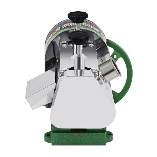 TRY YEAN Manual Sugarcane Juice Machine, Professional Stainless Steel Sugar Cane Juicer, 110LBS Output per Hour with 2 Inch Large Inlet Extractor, Handwheel Sugar Canes Squeezer for Commercial Home: Home &amp; Kitchen