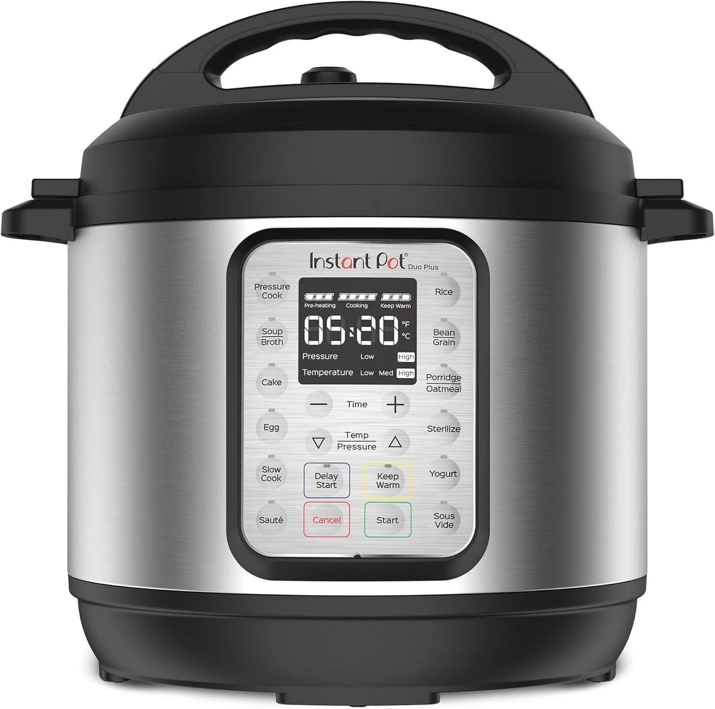 Instant Pot Duo Plus 9-in-1 multi-function cooker, pressure cooker, slow cooker, rice cooker, steamer, stir-fry