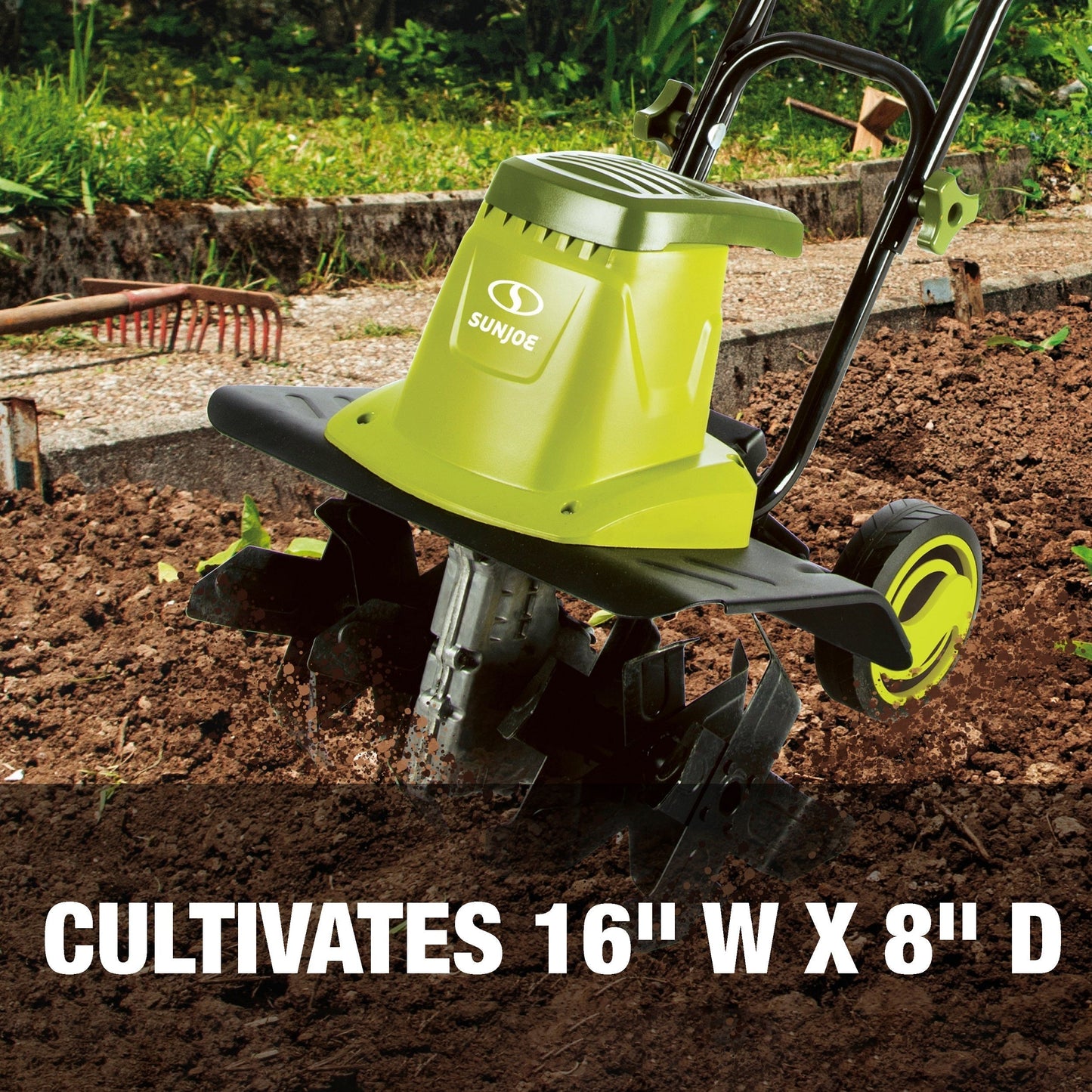 Sun Joe Electric Garden Tiller   Cultivator, 16 inch, 13.5 Amp