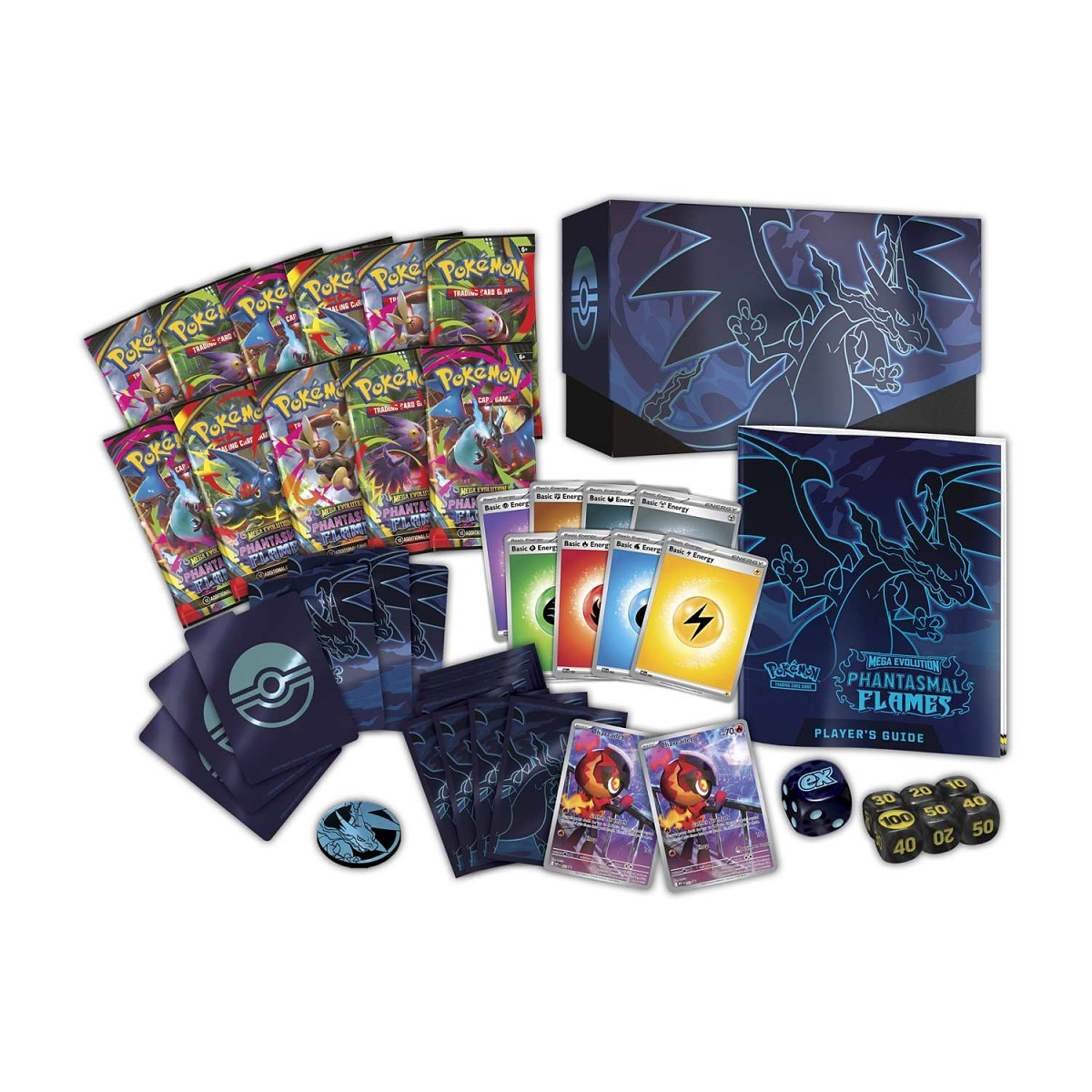 Pokmon TCG: Mega Evolution-Phantasmal Flames Pokmon Center Elite Trainer Box