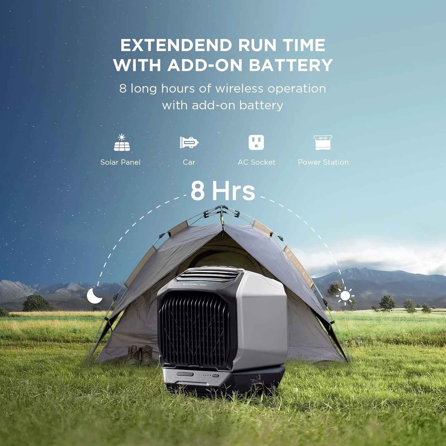 ECOFLOW WAVE 2 1800W Portable Outdoor AC With Heater, 6K BTU (SAK84173)